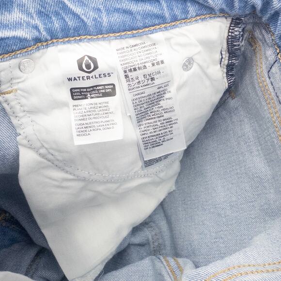 Levi's 70s High Slim Straight Women's 29x31 Medium Wash Light Her Up New - Picture 7 of 7